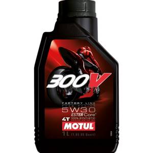 MOTUL 300V 4T ROAD RACING 5w30 1л. 100% синтетика [Ester Core] (масло моторное для 4T мотоц.)